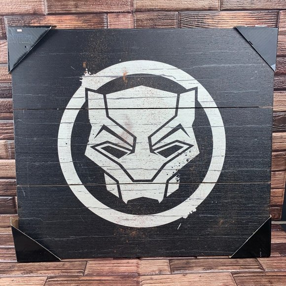 Marvel Other - Black Panther Wood Wall ART